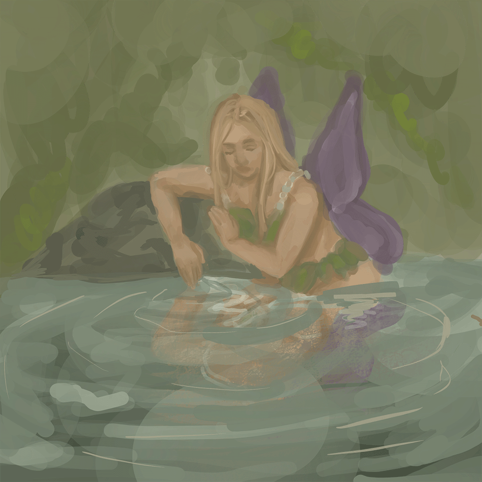 Fairy in the water